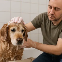 Banho em cachorro idoso 6 cuidados especiais