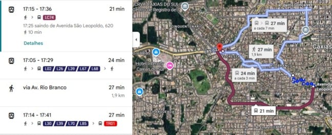 Card: Google Maps / Reprodução