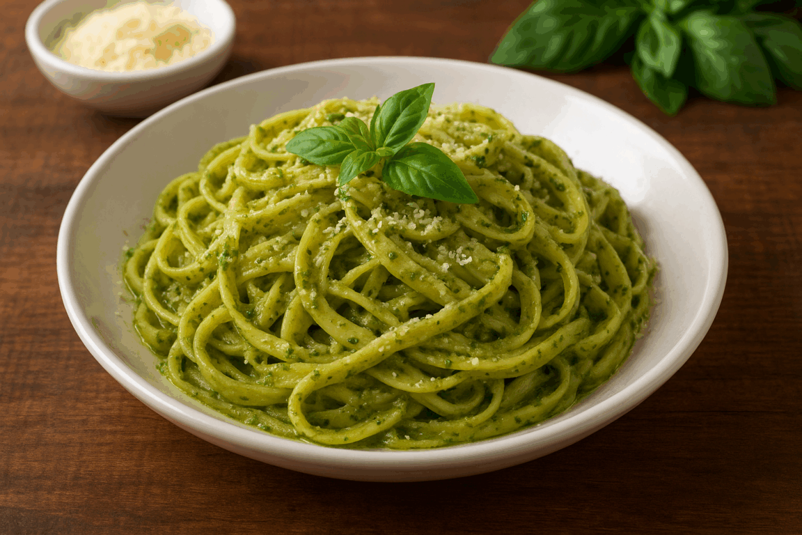 Cozinha Viva: Talharim ao molho pesto