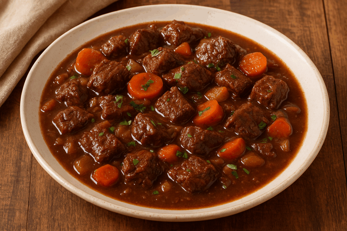 Cozinha Viva: Vazio ao molho de vinho