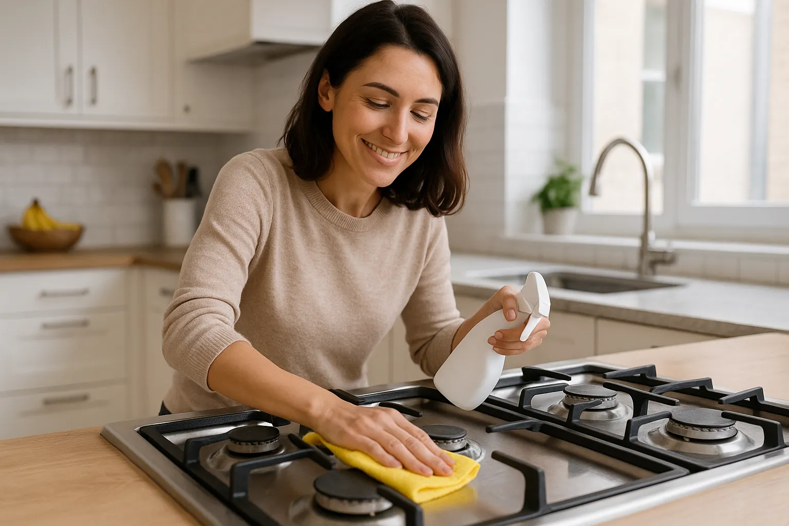 Donas de casa estão mantendo o fogão limpo mesmo após cozinhar muito