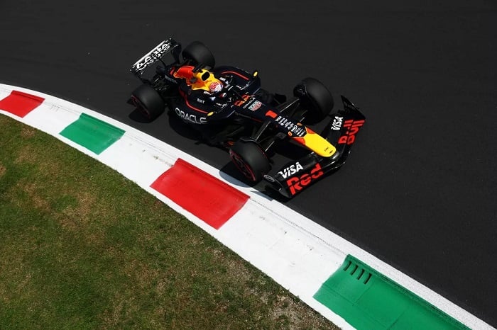Max Verstappen, da Red Bull, foi o mais rápido no treino de classificação, neste sábado (06). (Foto: Reprodução)