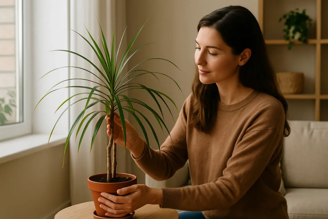 Jardineiros conhecem 6 sinais que a dracena dá antes de perder todas as folhas