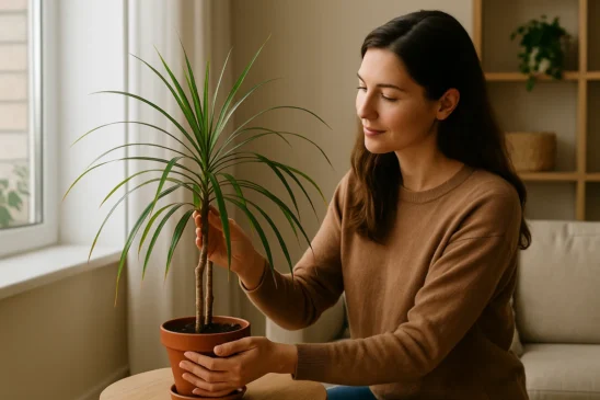 Jardineiros conhecem 6 sinais que a dracena dá antes de perder todas as folhas