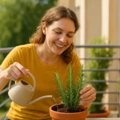 Jardineiros domésticos salvam alecrim que seca em dias com ajuste simples e rápido