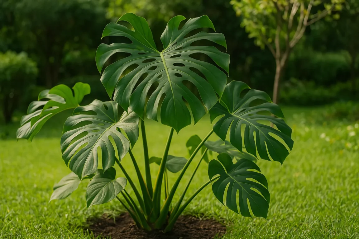 Monstera deliciosa como estimular crescimento rápido das folhas