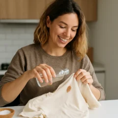 Mulheres estão tirando manchas de roupa em minutos usando apenas o que já têm em casa com esses 6 jeitos certeiros