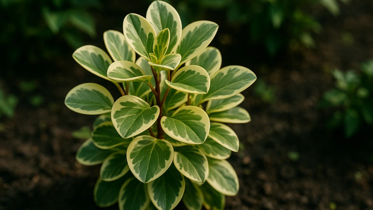 Peperômia variegata perde padrão de folhas se você não corrigir luminosidade agora