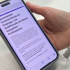Pesquisa aponta que 64% dos alunos do ensino médio em Bento Gonçalves já trabalham