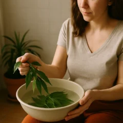 Praticantes de limpeza espiritual transformam corpo e alma com banho de guiné sem sair de casa