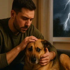Saiba como proteger cães com medo de trovão e reduzir estresse em 4 passos simples