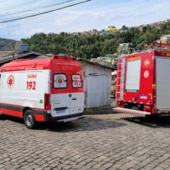 Explosão ocorreu em uma residência da rua Santa Maria, no bairro Zatt.