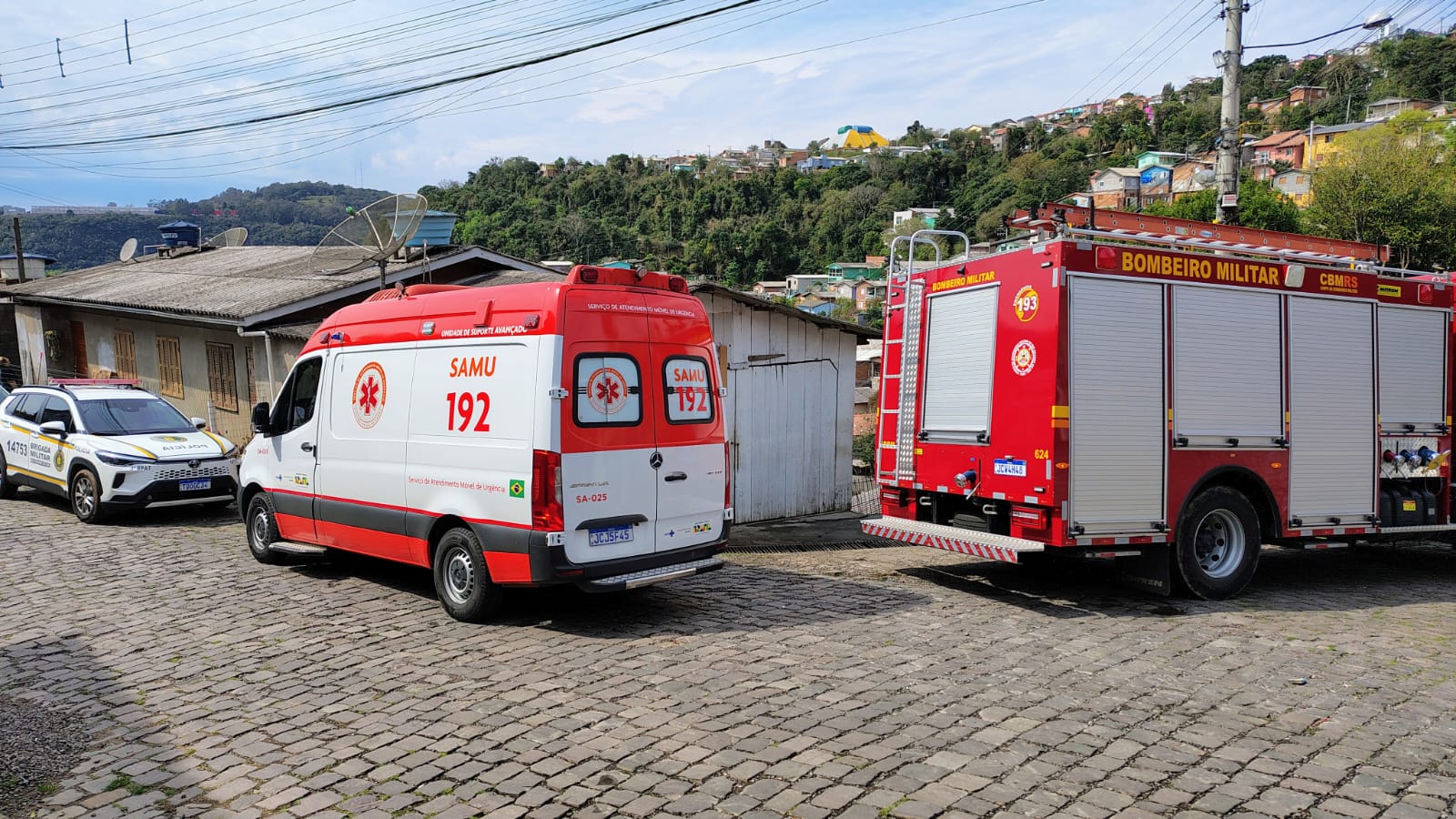 Explosão ocorreu em uma residência da rua Santa Maria, no bairro Zatt.
