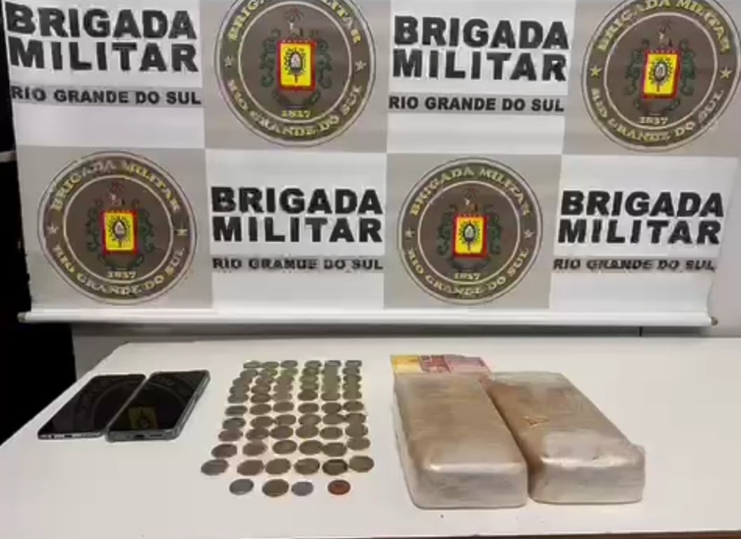 Dois homens são presos com 2 kg de crack em Farroupilha