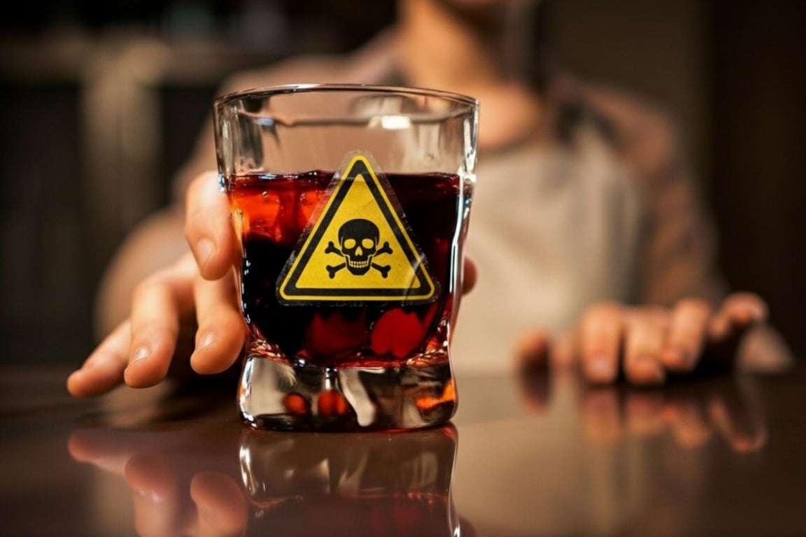 O metanol é um álcool industrial usado na produção de combustíveis, tintas, solventes e plásticos. (Foto: Ilustração)