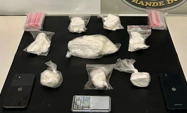 BM apreende cocaína avaliada em R$ 110 mil em Guaporé