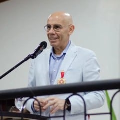 No dia 30 de agosto, Bortoluz recebeu o Título de Cidadão Honorário de Vacaria. (Foto: ABPM / Divulgação)