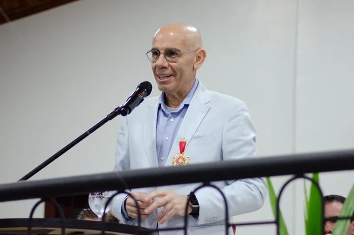 No dia 30 de agosto, Bortoluz recebeu o Título de Cidadão Honorário de Vacaria. (Foto: ABPM / Divulgação)