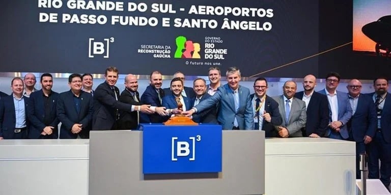 O leilão, que contou com a presença de autoridades, foi realizado na manhã desta sexta-feira, na Bolsa de Valores, em São Paulo. (Foto: Juliane Pimentel / Governo do Estado)