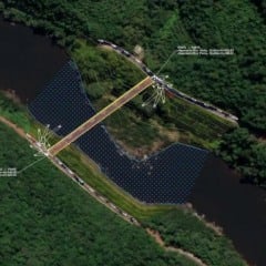 Anteprojeto, conduzido pela Limine Consultoria e Engenharia, prevê que a nova ligação tenha 170 metros de extensão e 10,9 metros de largura. (Foto: Limine / Divulgação)