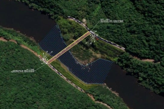 Anteprojeto, conduzido pela Limine Consultoria e Engenharia, prevê que a nova ligação tenha 170 metros de extensão e 10,9 metros de largura. (Foto: Limine / Divulgação)