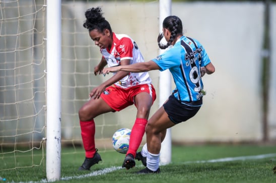  Os gols foram marcados por Kika Moreno, Giovaninha (6x), Valéria (5x), Júlia Martins (3x), Vick, Shashá (2x), Drika (2x) e Yamila. (Foto: Grêmio Oficial)