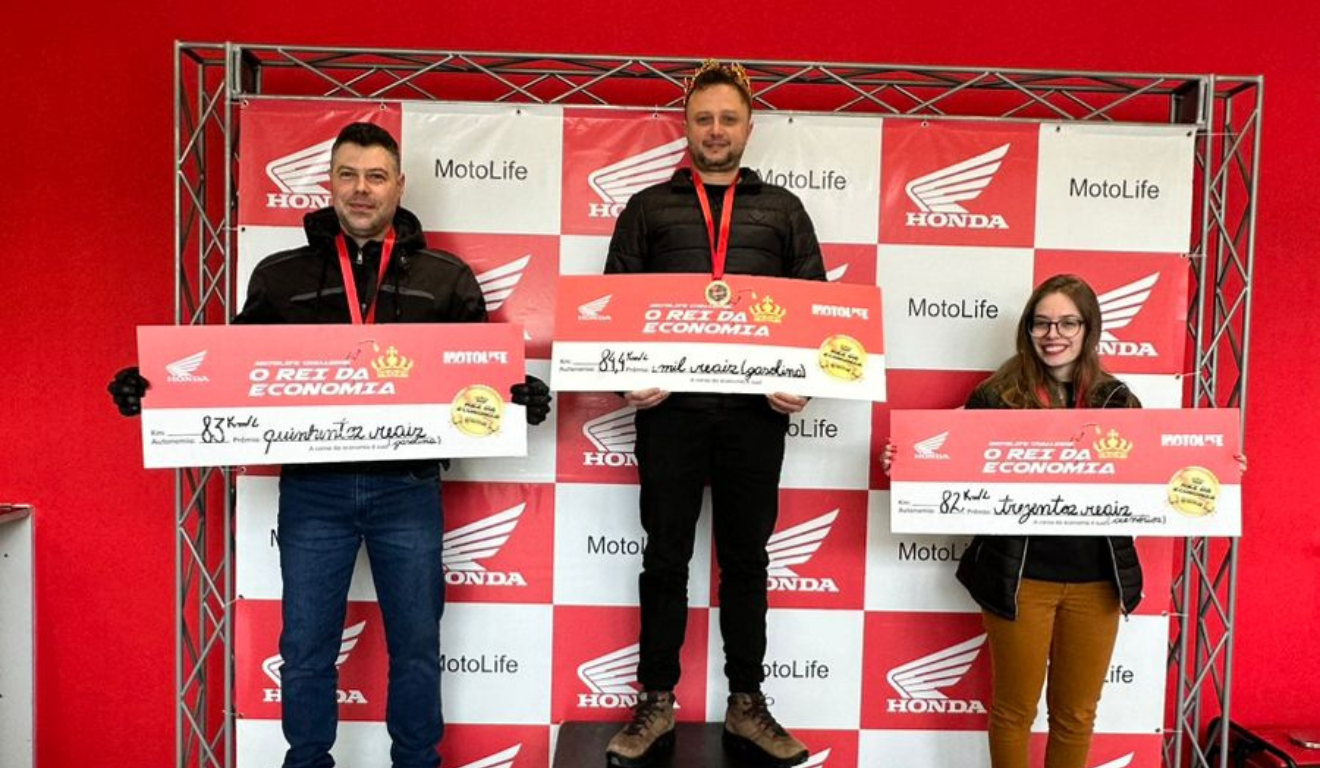 Desafio na Serra Gaúcha mostra que motos Honda podem ser "reis da economia"