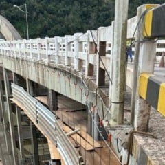 Ponte Ernesto Dornelles completou 73 anos em meio a obras de recuperação. | Foto: DNIT/Divulgação