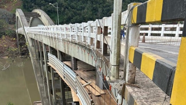 Ponte Ernesto Dornelles completou 73 anos em meio a obras de recuperação. | Foto: DNIT/Divulgação