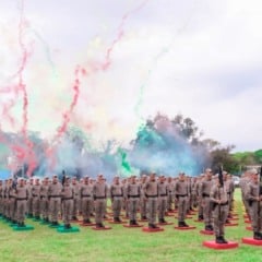 Formandos do Curso de Policial Militar em Porto Alegre. (Foto: Sd Brenda PM5)