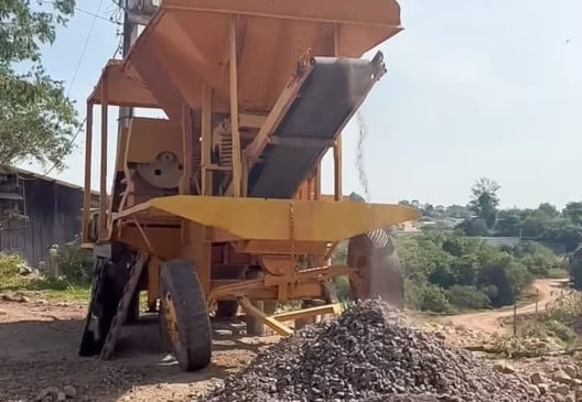 O trabalho começou em maio e, até o momento, resultou em 8.862 m³ de resíduos britados, equivalentes a 10.634 toneladas - Foto: Igor Almeida/Ascom Sema

