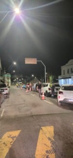 A operação foi realizada das 1h às 5h, na rua Dr. Augusto Pestana. (Foto: Divulgação Prefeitura de Caxias)