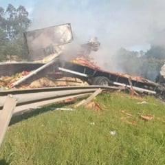 Morador de Garibaldi morre em colisão frontal na BR-386, em Fontoura Xavier