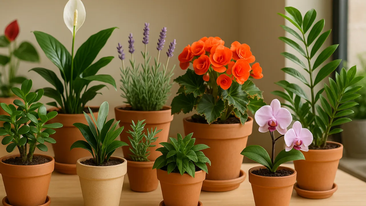 8 opções de plantas para vasos médios para plantar nesta primavera