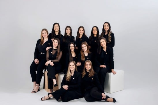 (Foto: Jessie Zanatta) Candidatas à Senhorita FestiQueijo e Dama de Companhia para biênio 2026/2027