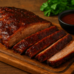 Cozinha Viva: Costela desossada com molho barbecue