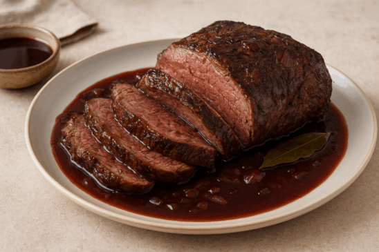 Cozinha Viva: Alcatra ao molho de vinho tinto