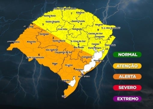 Foto: Defesa Civil/Divulgação