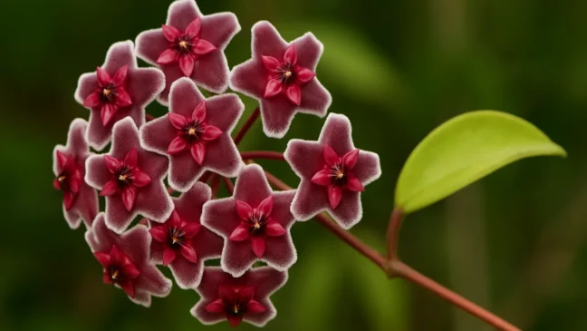 Flor-de-cera negra