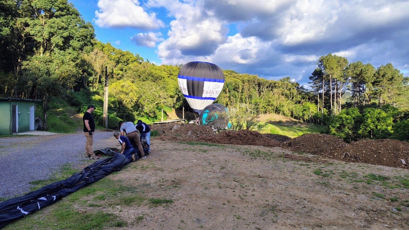 Festival de balonismo colore o céu de Bento Gonçalves neste final de semana