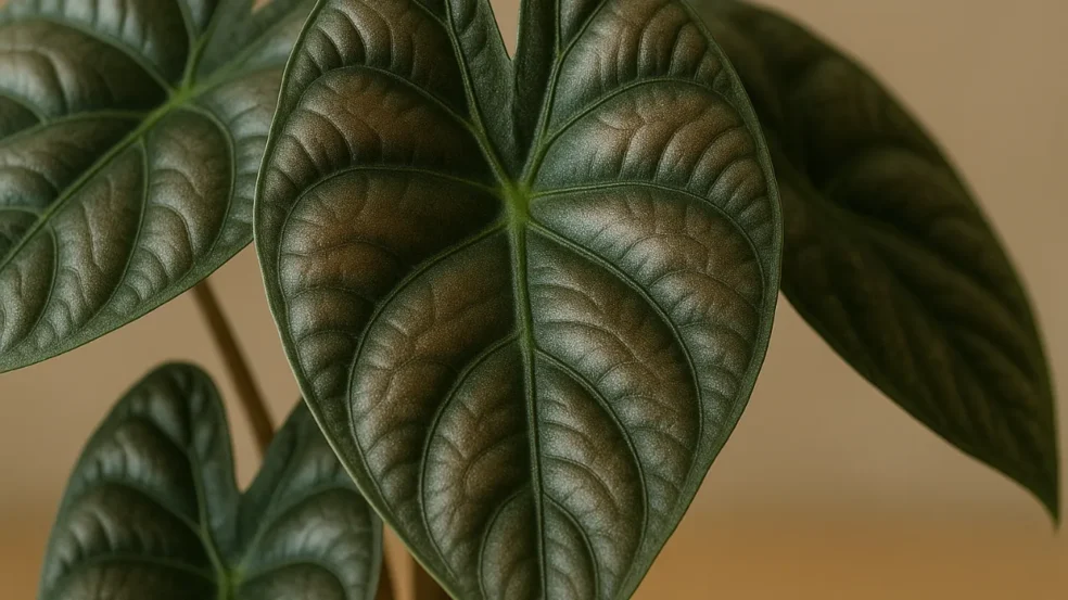 Planta pulmão-de-aço 5 receitas para adubar sua alocasia Cuprea