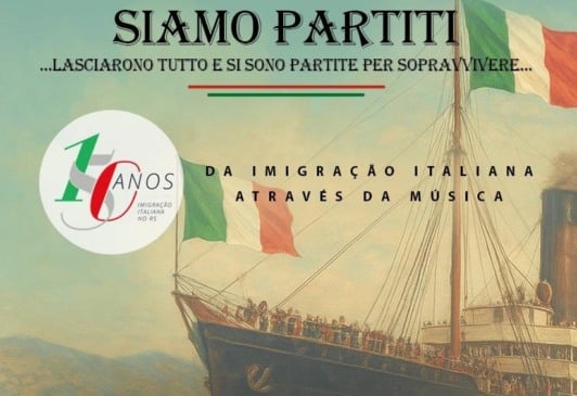 Associação Caminhos de Faria Lemos promove nesta quinta-feira (16), o espetáculo “Siamo Partiti"