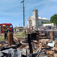 Fotos: Corpo de Bombeiros Municipal de São Francisco de Paula/Divulgação