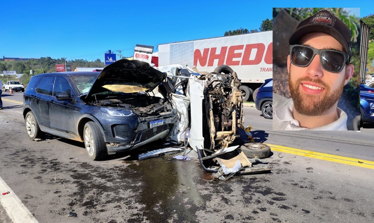 Identificado homem que morreu em acidente grave na BR-470 em Garibaldi
