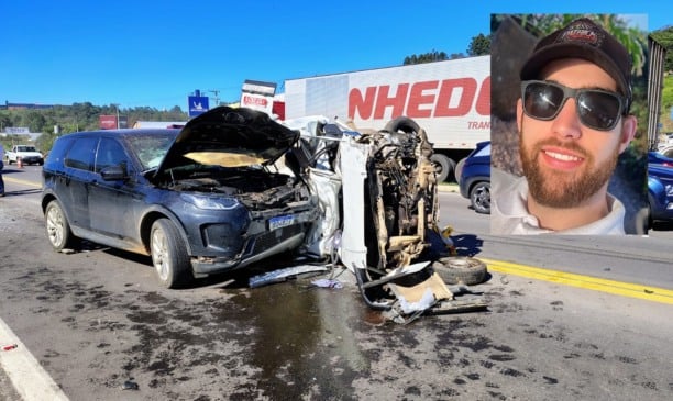 Identificado homem que morreu em acidente grave na BR-470 em Garibaldi