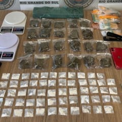 Adolescente é apreendido com drogas e bloqueador de GPS em Bento Gonçalves