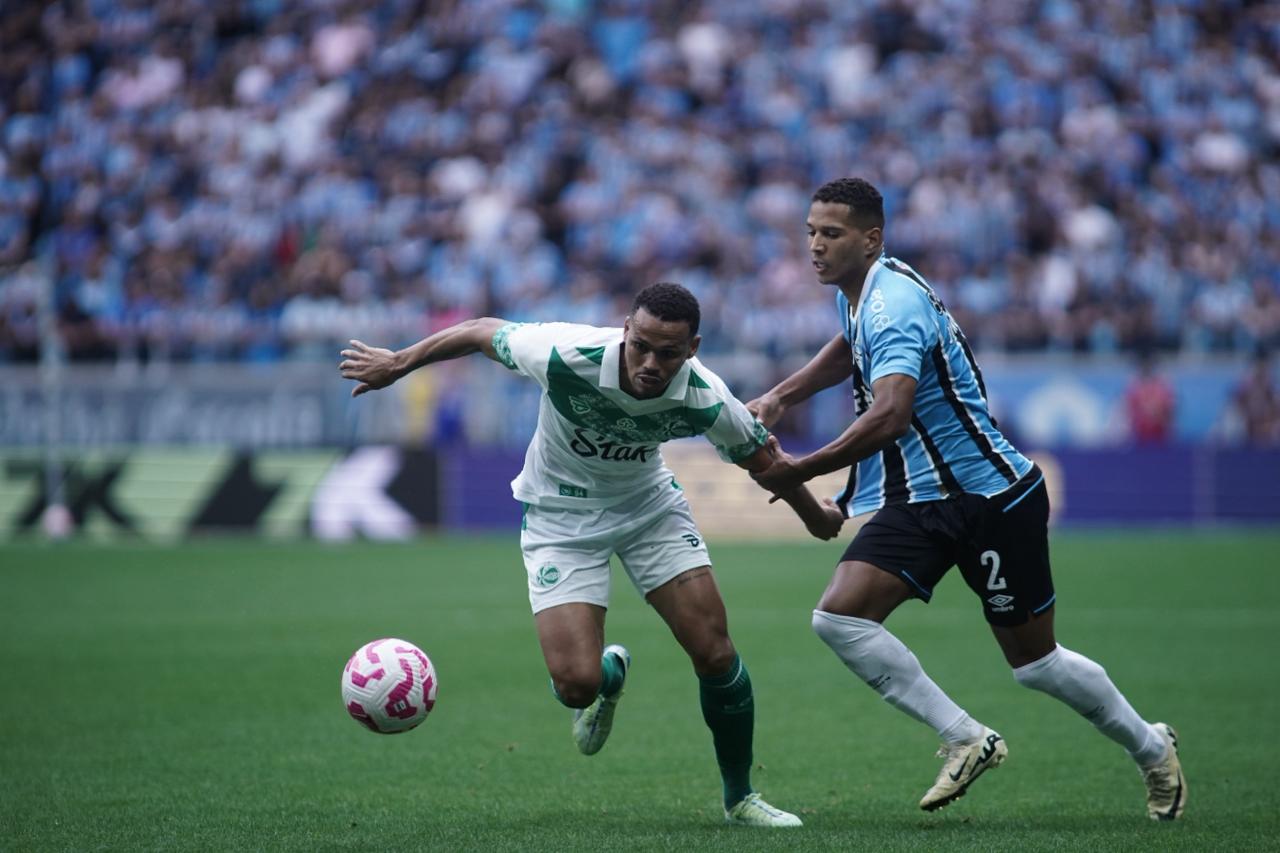 Juventude é derrotado pelo Grêmio, perde posição e termina rodada na vice-lanterna