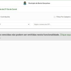 Carnês do IPTU serão emitidos apenas de forma digital em Bento Gonçalves a partir de 2026