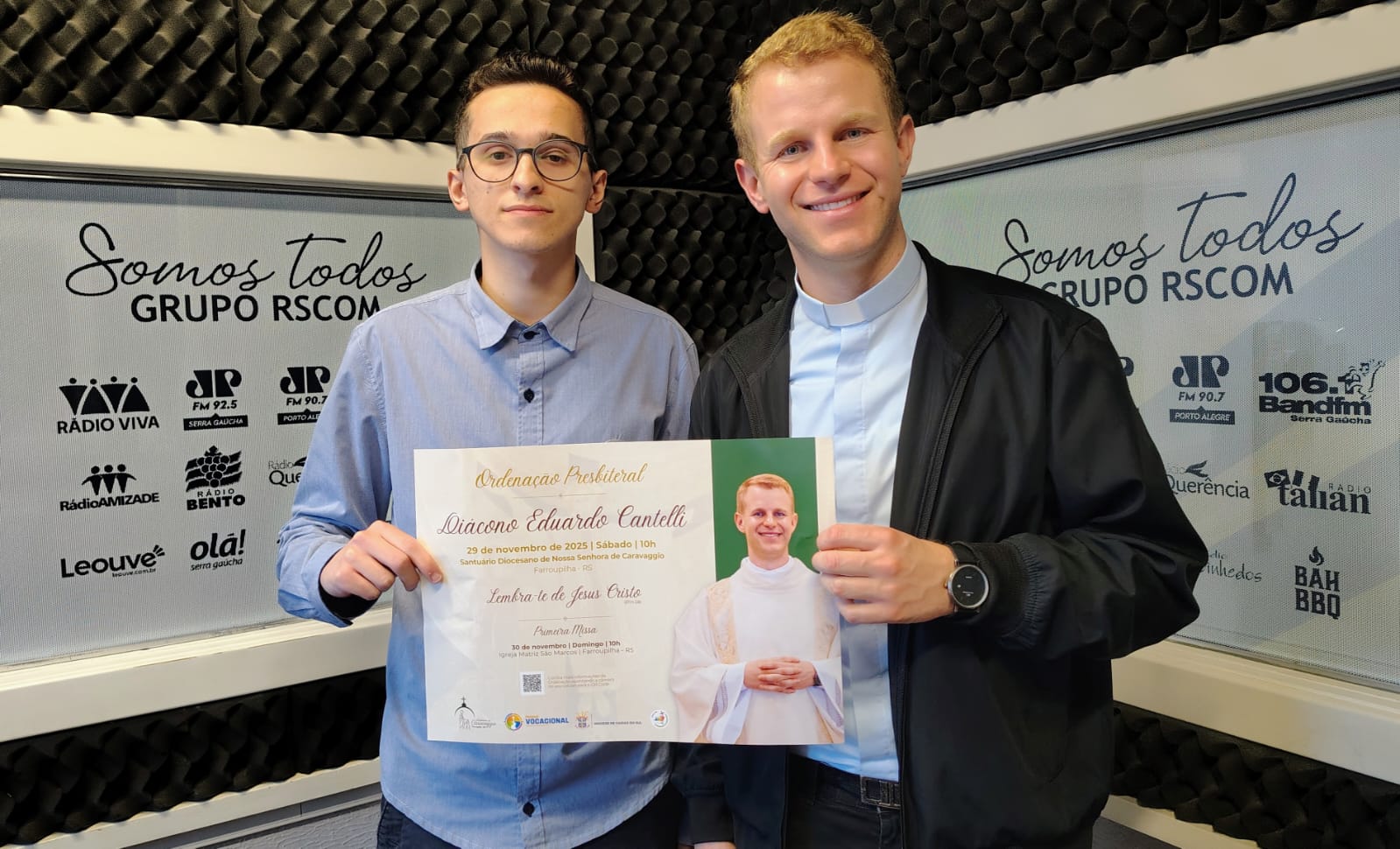 Diácono Eduardo Cantelli será ordenado padre no sábado (29) em Farroupilha