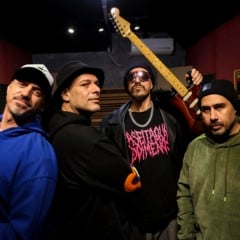 Às 18h30, sobe ao palco uma das bandas mais icônicas do Rio Grande do Sul: a Comunidade Nin-Jitsu. (Foto: Divulgação)